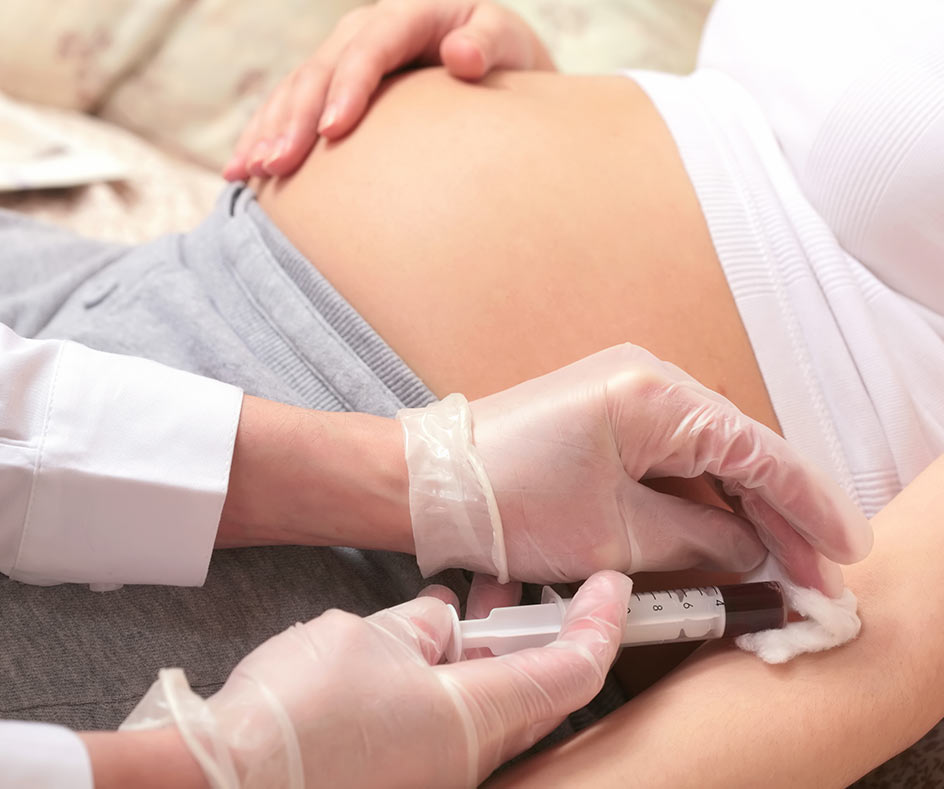 How does pregnancy blood testing work at Private GP London?